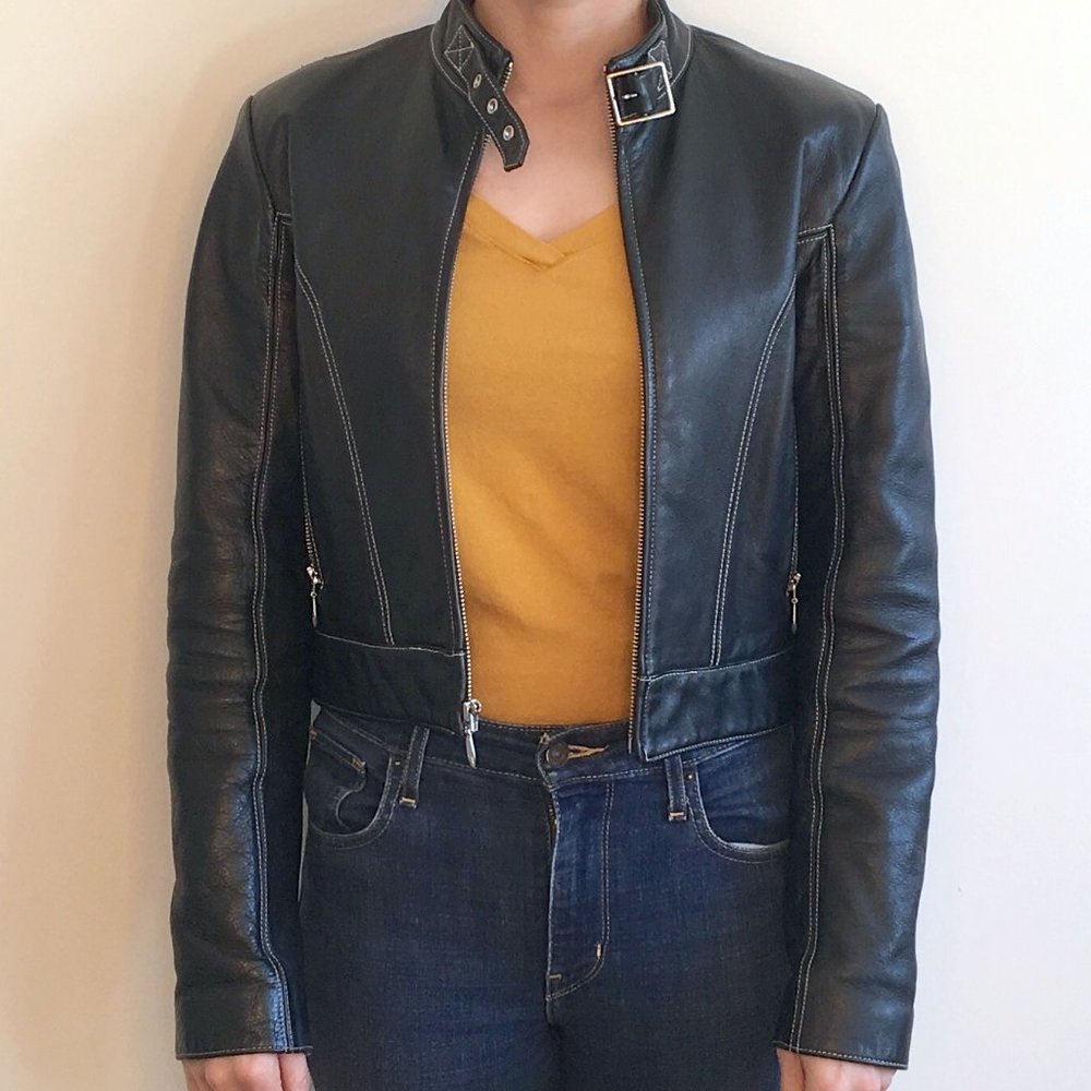 Wilson’s Leather Maxima Cropped Jacket - small